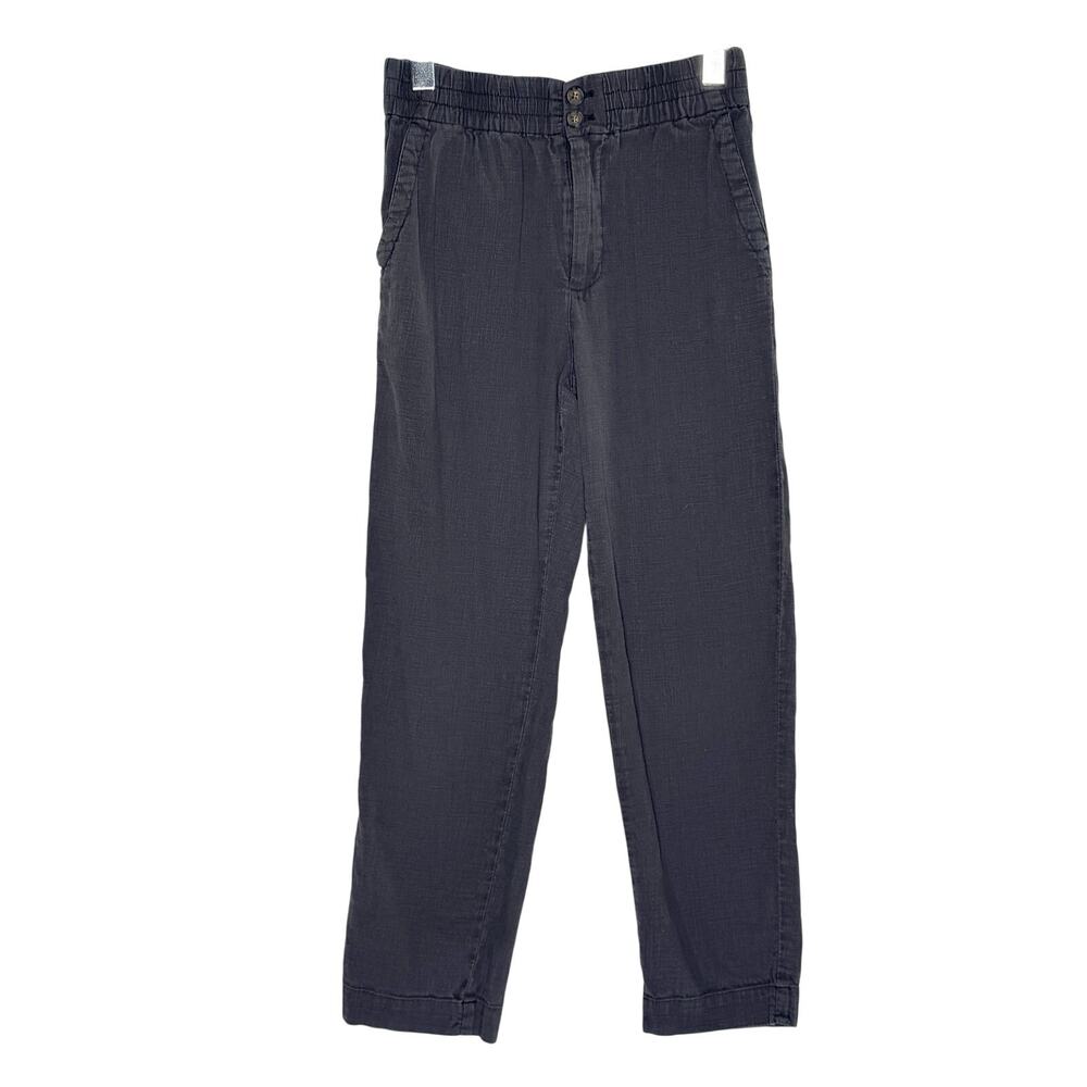 Marine Layer Saturday Pant XS Phantom Gray Comfort Distressed